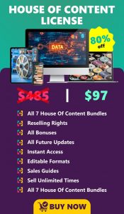 House Of Content License​
