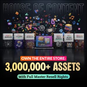 Own the Entire Store: 3,000,000+ Assets with Full Master Resell Rights